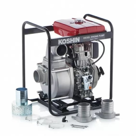 Дизельная мотопомпа для среднезагрязненной воды Koshin STY-100D